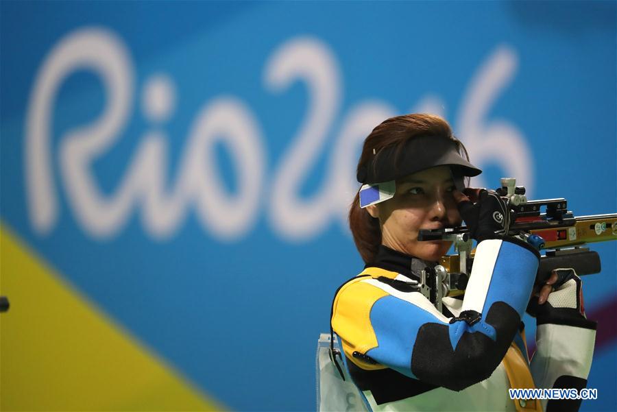 Atiradoras chinesas conquistam prata e bronze em carabina três posi??es a 50m