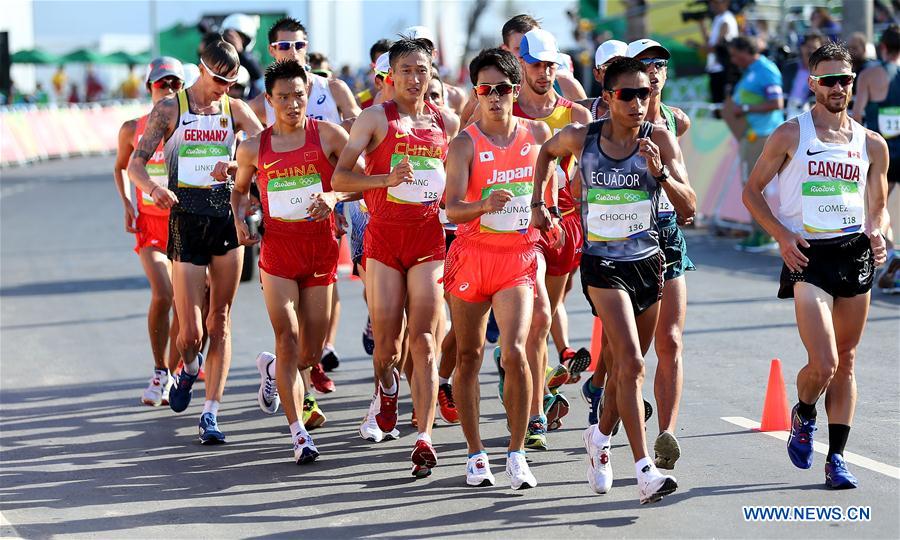 Rio 2016: China conquista ouro e prata na marcha de 20km