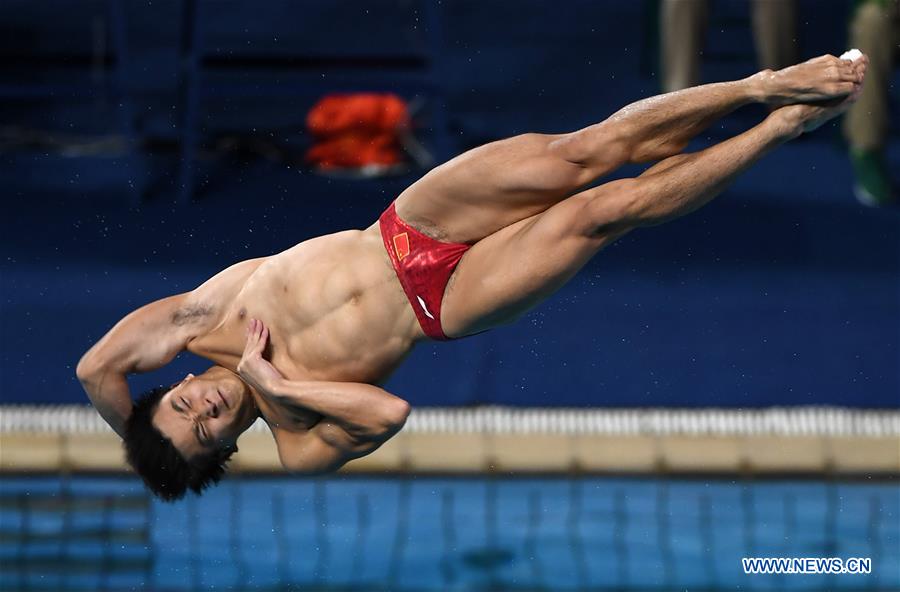 Rio 2016: Cao Yuan vence medalha de ouro no trampolim de 3m masculino