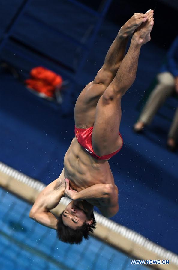Rio 2016: Cao Yuan vence medalha de ouro no trampolim de 3m masculino