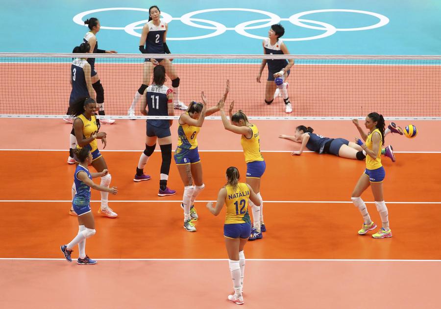 Olimpíadas: China bate Brasil nas quartas de final do voleibol feminino