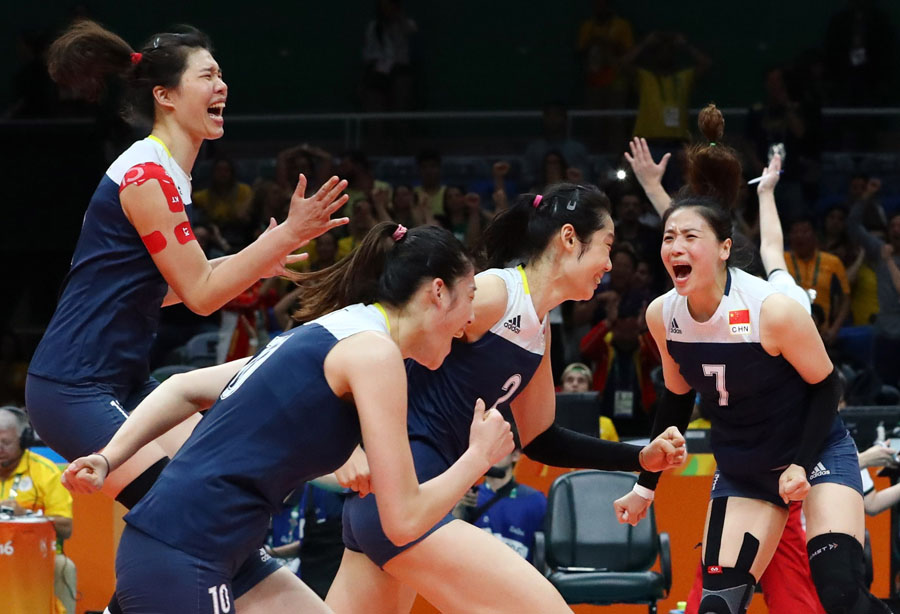 Olimpíadas: China bate Brasil nas quartas de final do voleibol feminino