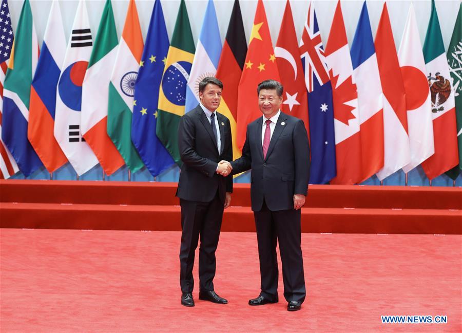 Presidente chinês profere discurso na cerim?nia inaugural da Cúpula do G20