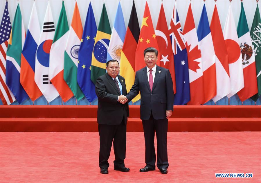 Presidente chinês profere discurso na cerim?nia inaugural da Cúpula do G20