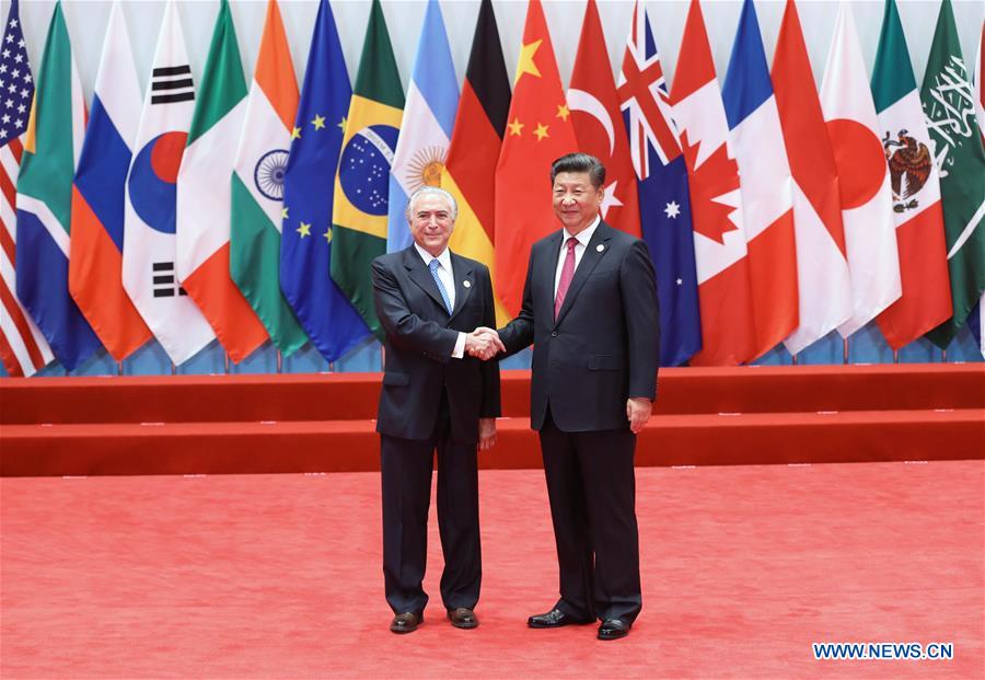 Presidente chinês profere discurso na cerim?nia inaugural da Cúpula do G20