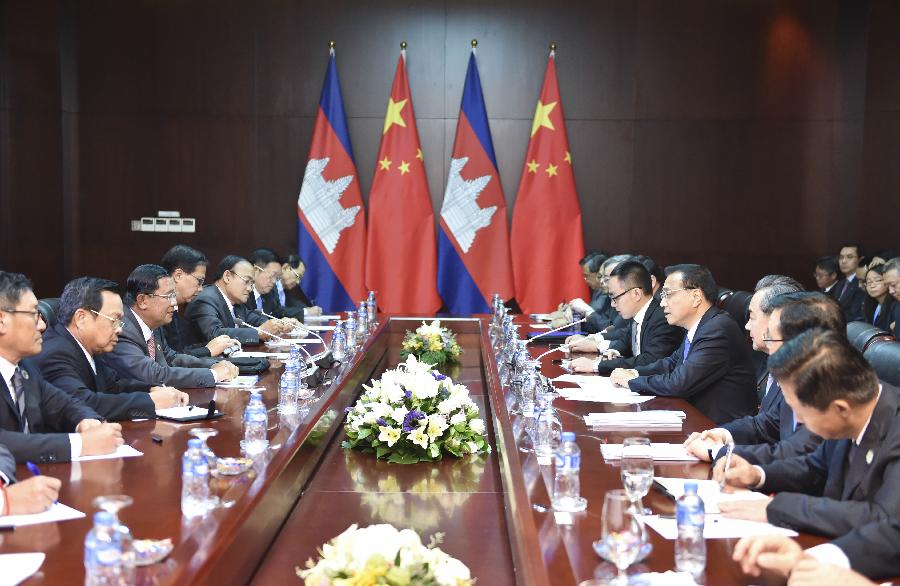 China deseja aprofundar coopera??o com Camboja, diz Li Keqiang