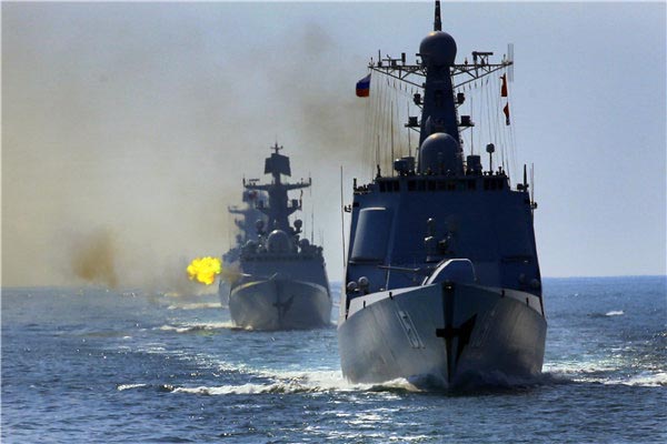 Exercício militar sino-russo termina com miss?o de ocupa??o de ilha