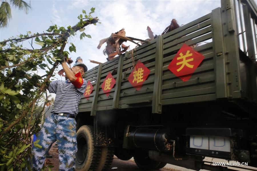 Xiamen aumenta esfor?os para se recuperar após passagem de tuf?o Meranti
