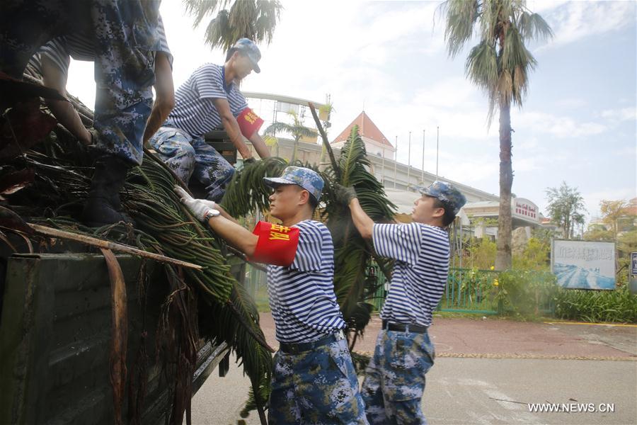 Xiamen aumenta esfor?os para se recuperar após passagem de tuf?o Meranti