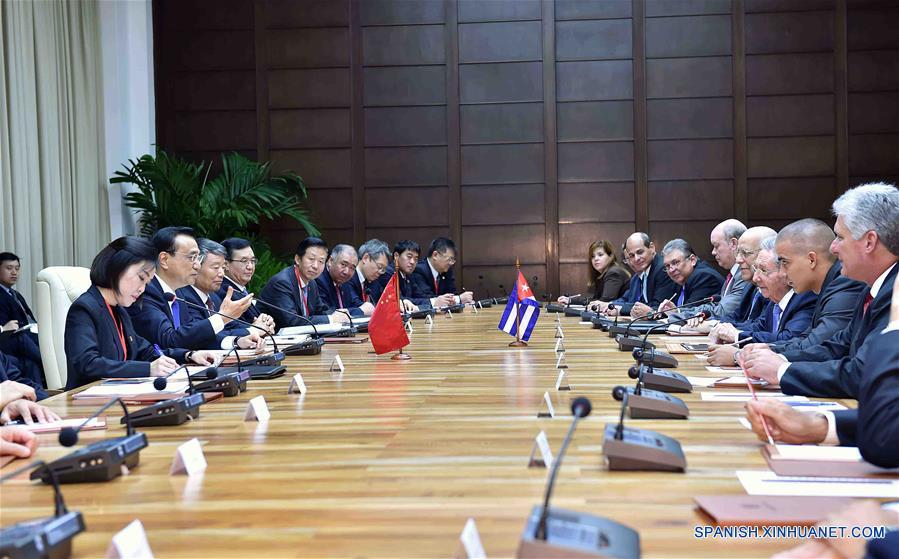 China compromete-se a promover os la?os bilaterais com Cuba