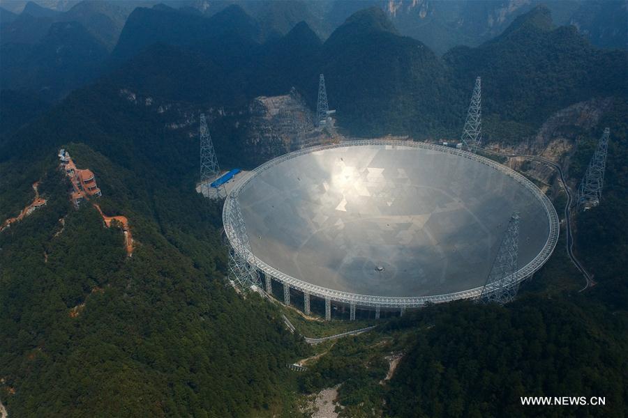 Maior radiotelescópio de abertura única do mundo entra em opera??o na China