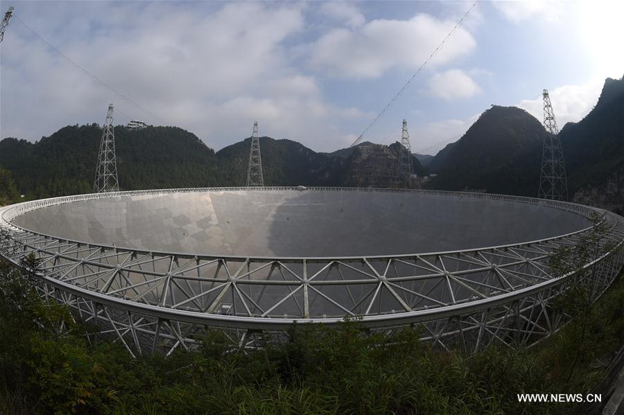 Maior radiotelescópio de abertura única do mundo entra em opera??o na China