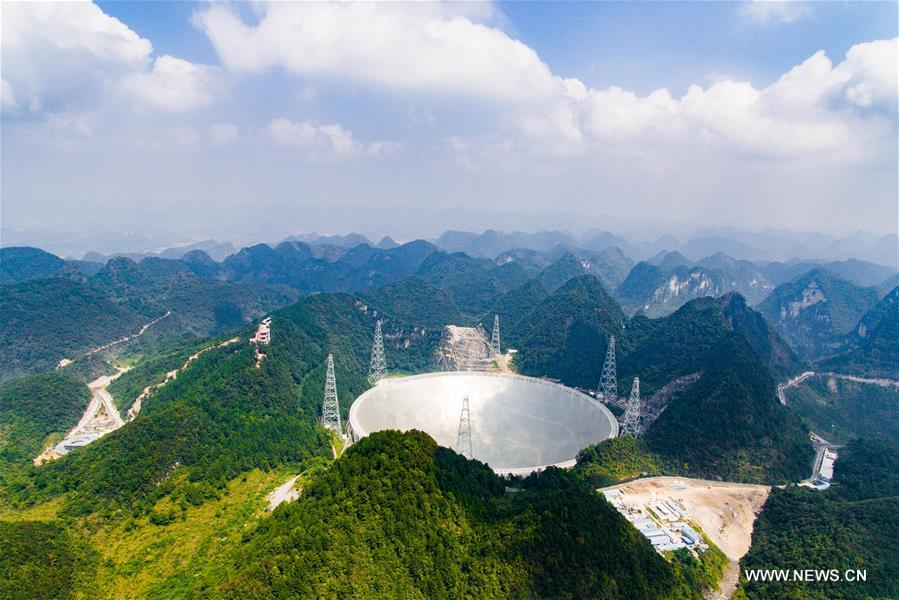 Maior radiotelescópio de abertura única do mundo entra em opera??o na China