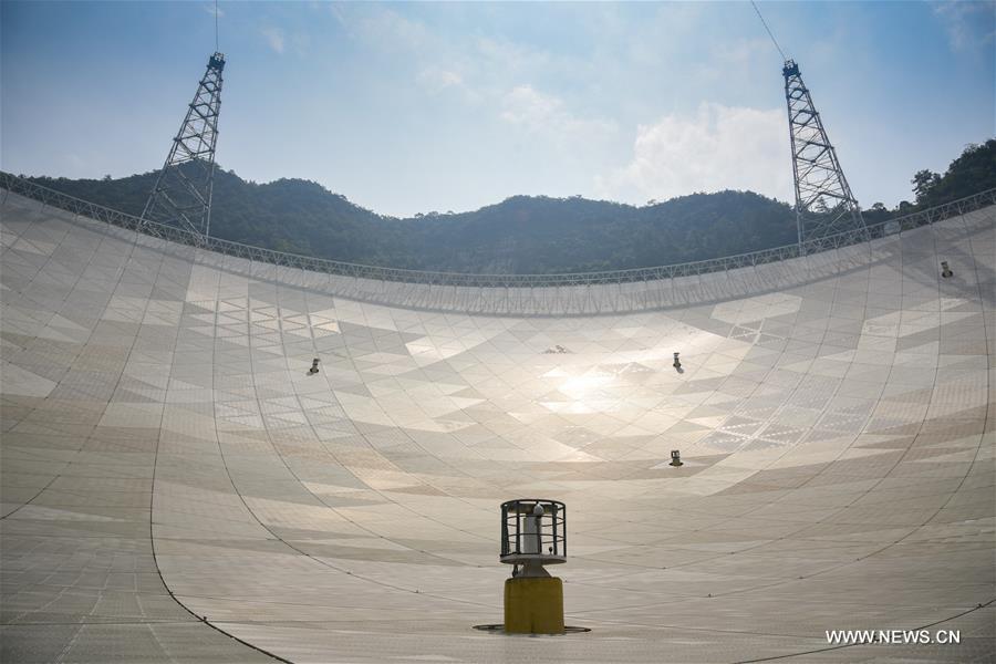 Maior radiotelescópio de abertura única do mundo entra em opera??o na China