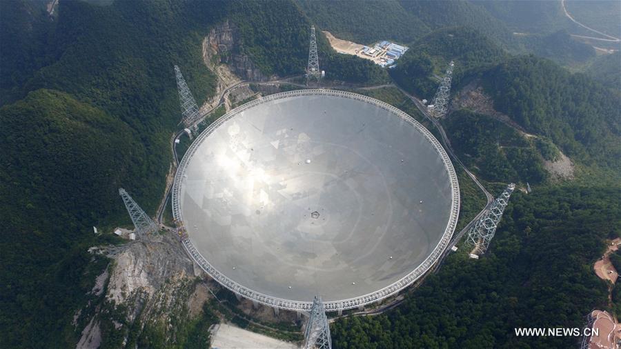 Maior radiotelescópio de abertura única do mundo entra em opera??o na China