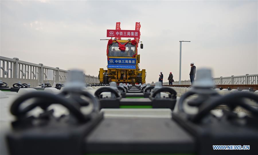 Ferrovia de alta velocidade Beijing-Shenyang em constru??o