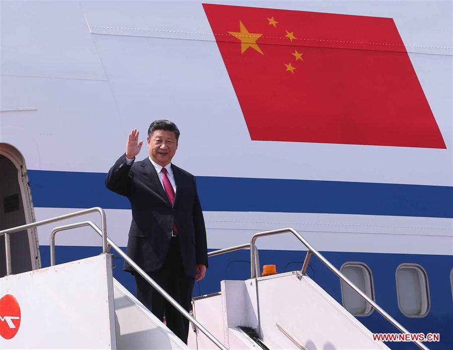 Presidente chinês chega a Bangladesh para visita de Estado