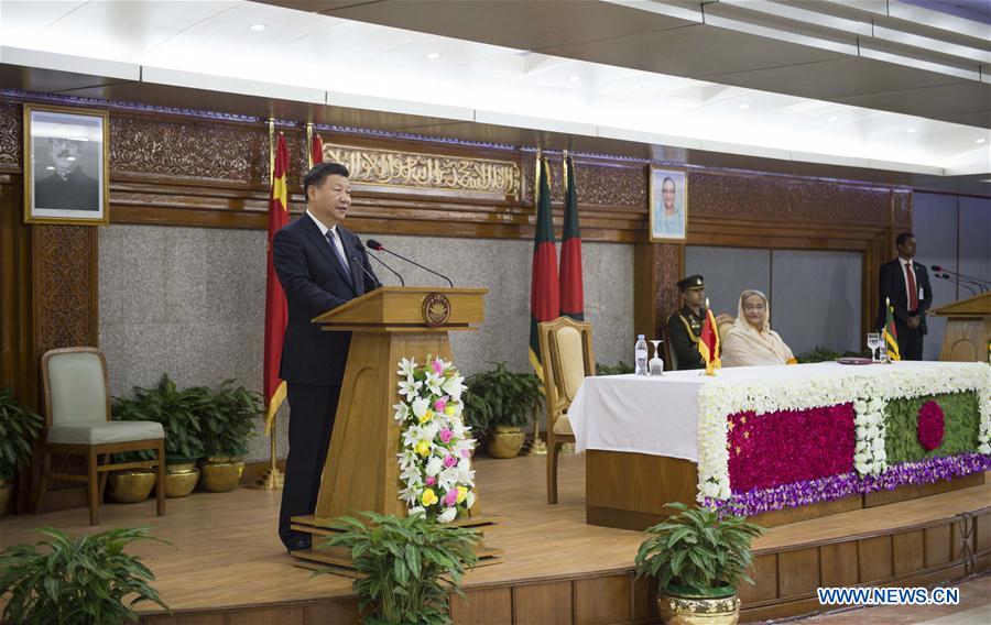 China e Bangladesh intensificam coopera??o económica 