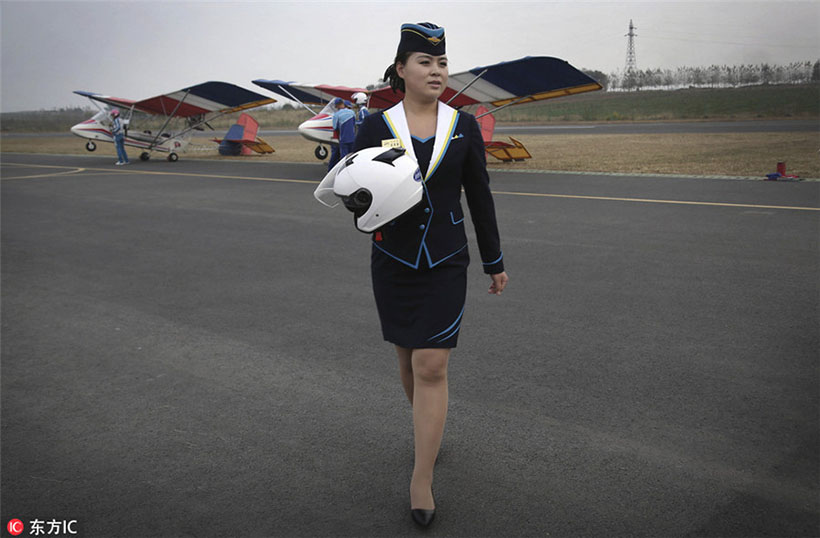 Aeroclube oferece vis?o panoramica de Pyongyang