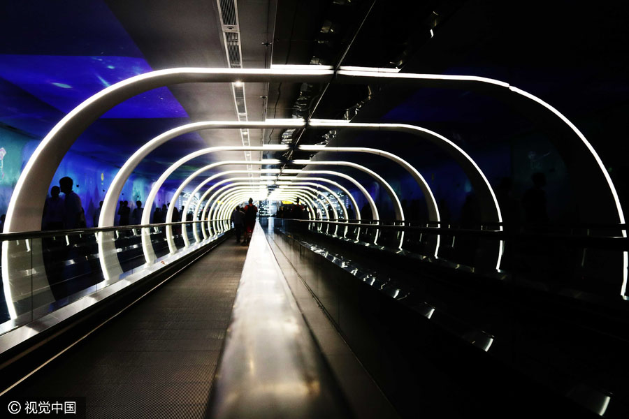 Inaugurado “Túnel no Espa?o-Tempo” no aeroporto de Guangzhou