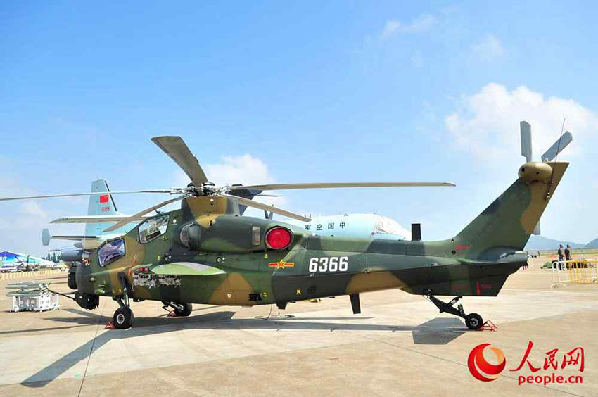 Helicóptero de ataque Z-10K faz primeira apari??o pública