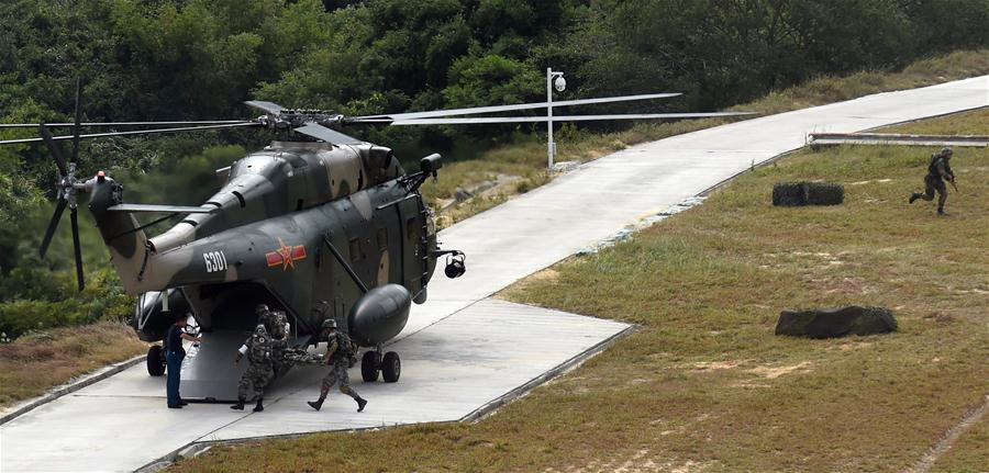 Exército de Liberta??o Popular da China realiza exercício militar na RAEHK