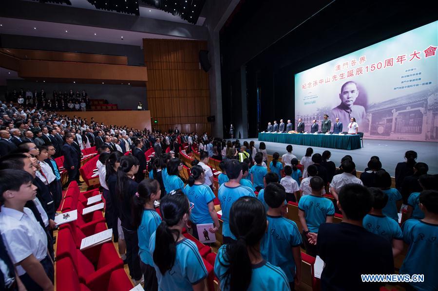 Macau comemora 150o aniversários de Sun Yat-sen
