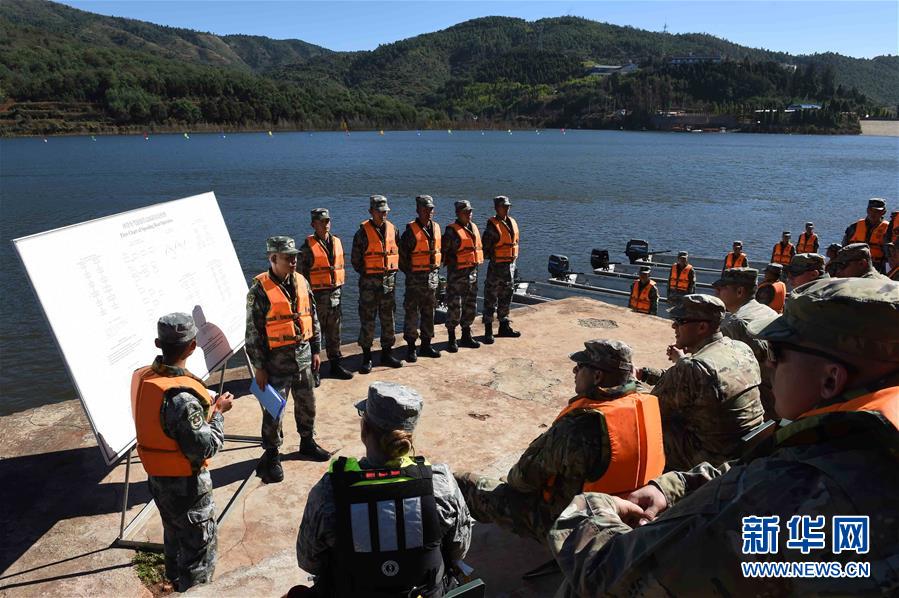 China e EUA come?am exercício sobre alívio de desastres