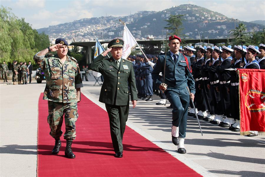 China e Líbano prometem aprofundar intercambios militares