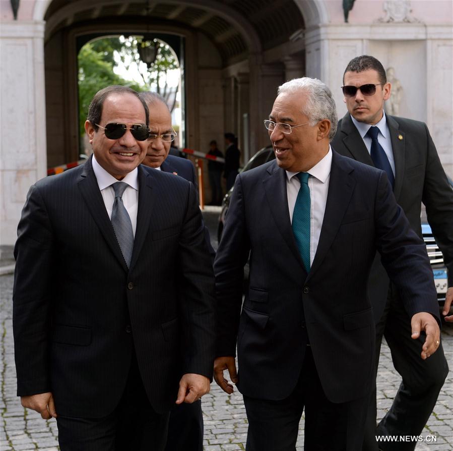 Presidente egípcio faz visita oficial a Portugal