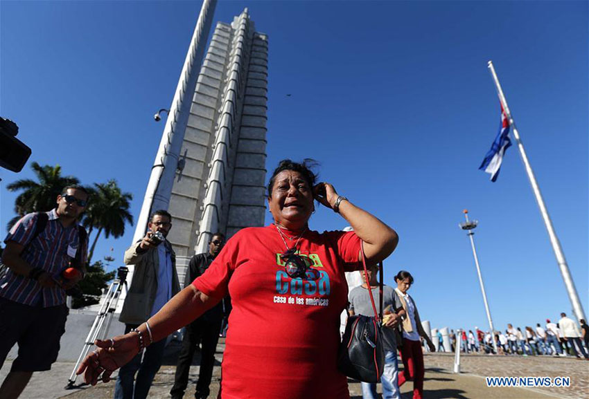 Capital de Cuba imersa em tristeza durante período de luto pelo falecimento de Fidel Castro