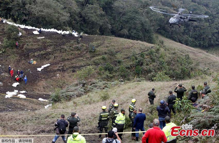 Acidente de avi?o com time da Chapecoense deixa 71 mortos na Col?mbia
