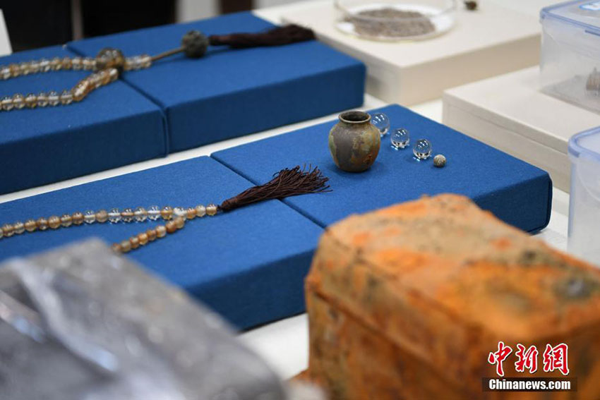 Shanghai exp?e novas relíquias encontradas nas ruínas Qinglong