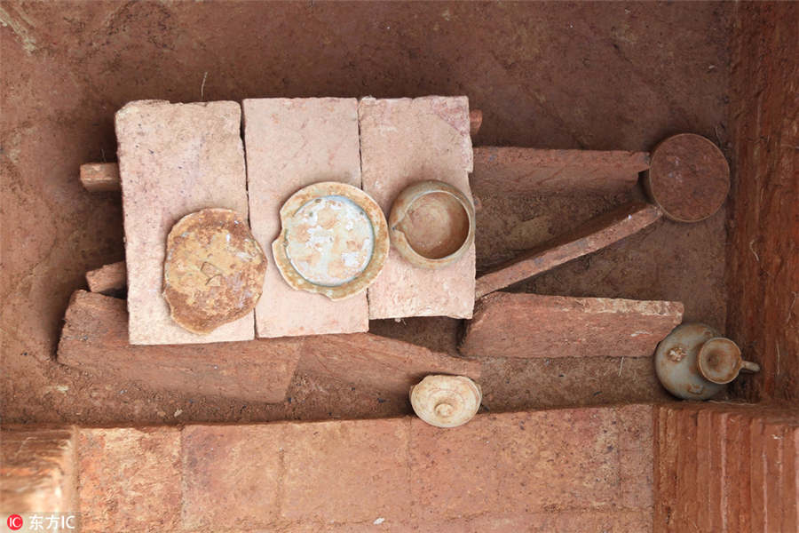 Túmulos antigos de várias dinastias encontrados em Guangzhou