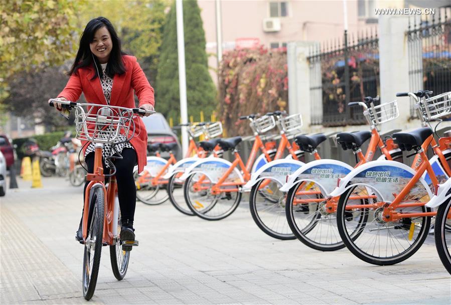 Cidades chinesas incentivam os cidad?os ao uso de bicicletas