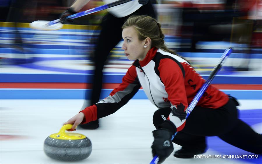 Alemanha vence Canadá durante China Qinghai competi??o internacional de curling