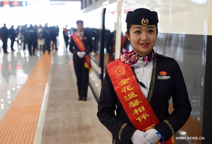 Se??o de Guiyang a Kunming da ferrovia Shanghai-Kunming estará em pleno funcionamento