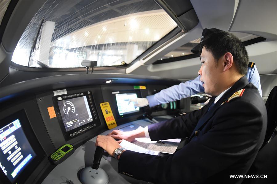 Inaugurada principal ferrovia de alta velocidade leste-oeste na China