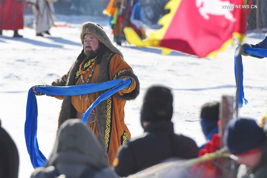 época de pesca de inverno iniciada com celebra??es no nordeste da China