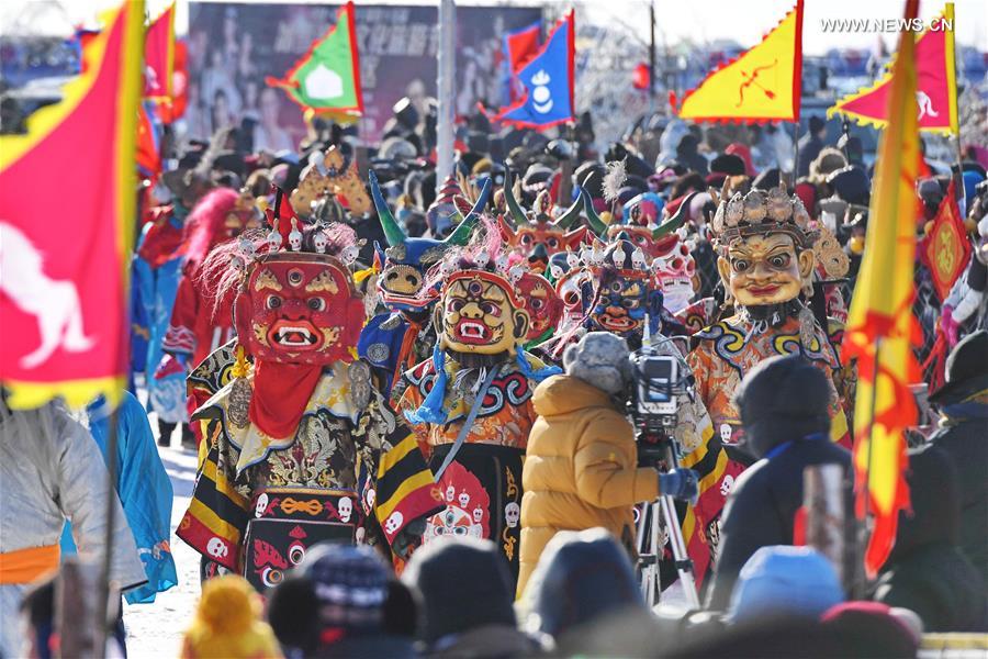 época de pesca de inverno iniciada com celebra??es no nordeste da China
