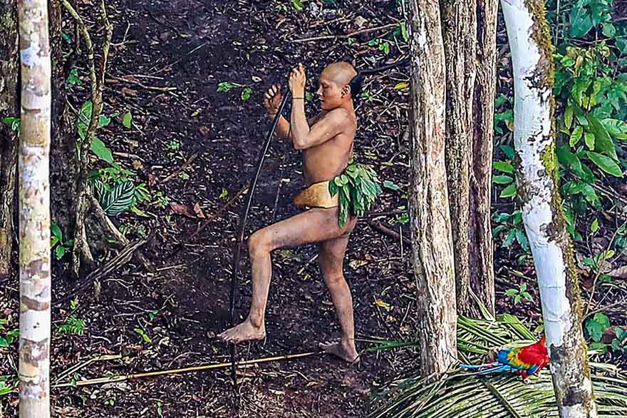 Fotógrafo brasileiro captura momentos raros de índios na Amaz?nia