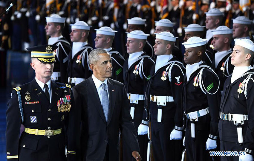 For?as armadas se despedem de Obama