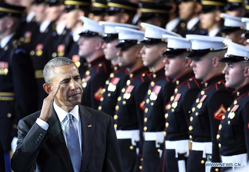 For?as armadas se despedem de Obama