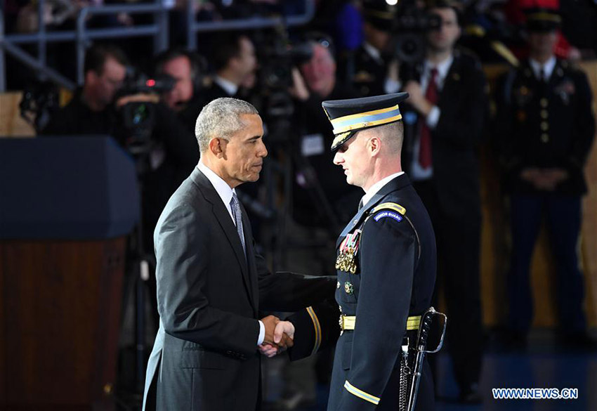 For?as armadas se despedem de Obama