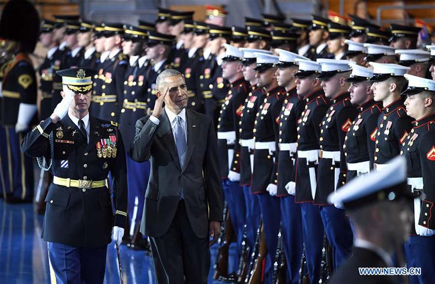 For?as armadas se despedem de Obama