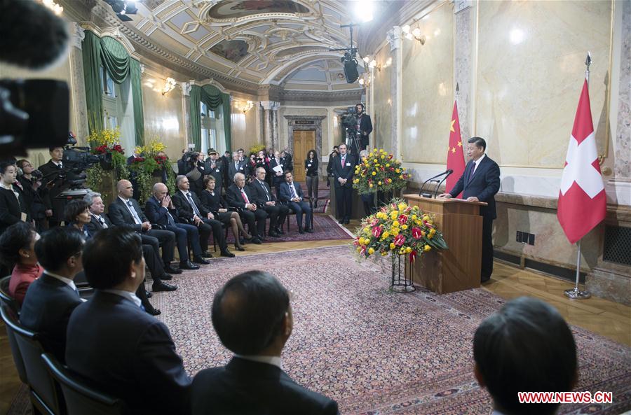 Xi Jinping em visita de Estado à Suí?a com refor?o de amizade e coopera??o na agenda