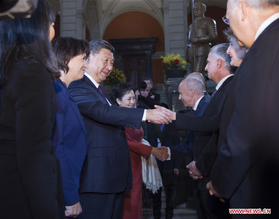 Xi Jinping em visita de Estado à Suí?a com refor?o de amizade e coopera??o na agenda