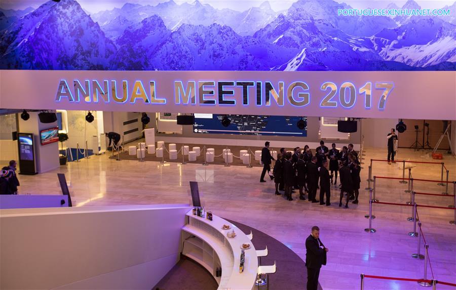 Preparativos para a 47a Reuni?o Anual do Fórum Econ?mico Mundial avan?am em Davos