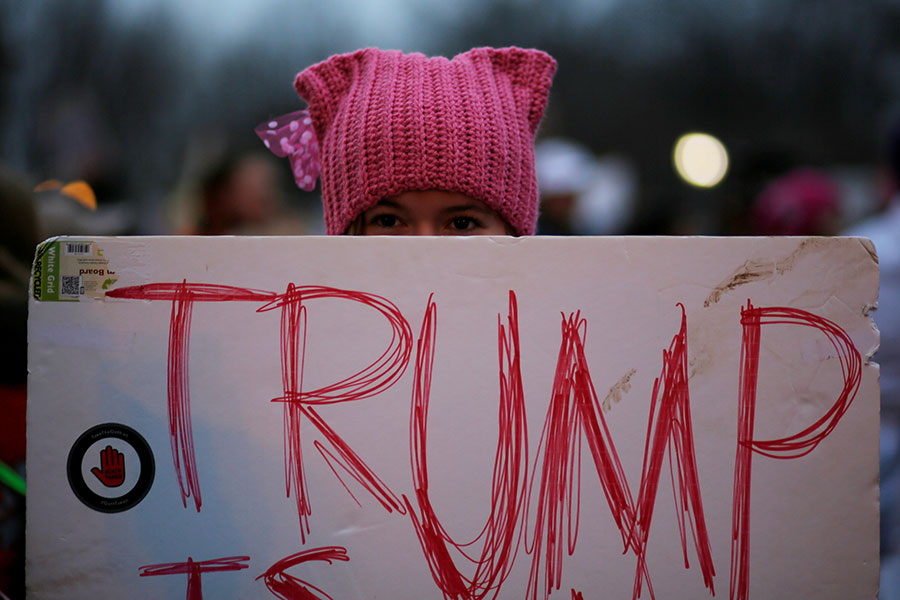 Mais de 1 milh?o de pessoas participaram na “Marcha das Mulheres” contra Trump