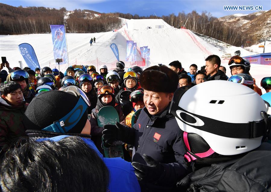 Presidente chinês destaca prepara??o de alta qualidade para Jogos Olímpicos de Inverno 2022